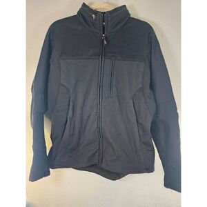 MARMOT  Windstopper Women's Med Black mock neck Hooded Fleece lined‎ Jacket